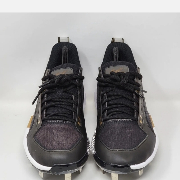 Under Armour Harper 6 Low ST Baseball Cleats Shoe Black 3024315-001 Men Sz Multi main image 9